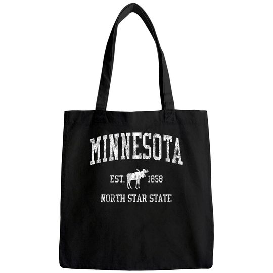 Discover Minnesota Vintage Sports Tote Bag