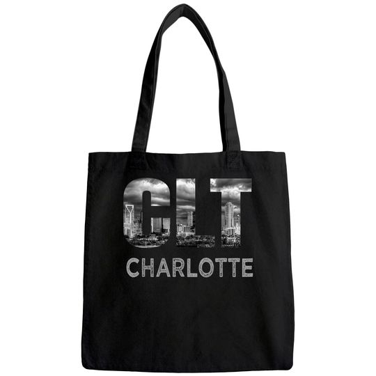 Discover CLT Airport Code City Of Charlotte Tote Bag