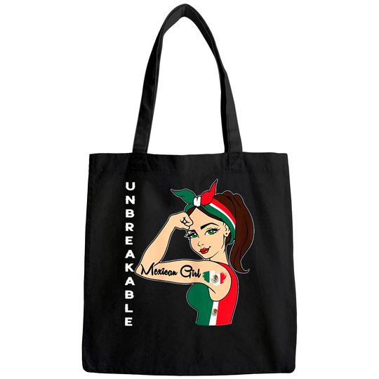 Discover Mexican Girl Tote Bag