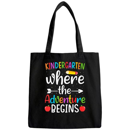 Discover Kindergarten Where The Adventure Begins Tote Bag Kinder Teacher Tote Bag