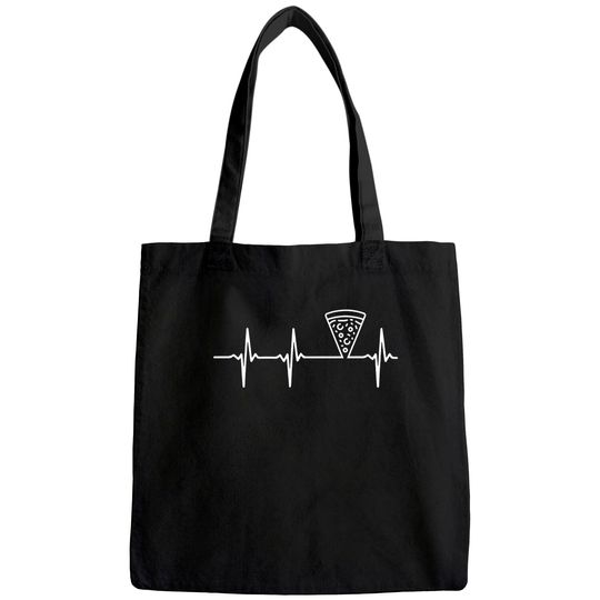Discover Pizza Heartbeat Tote Bag