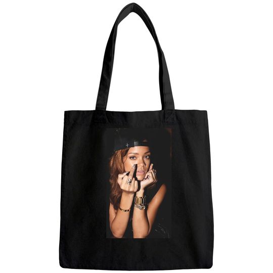 Discover Rihanna Singer Tote Bag