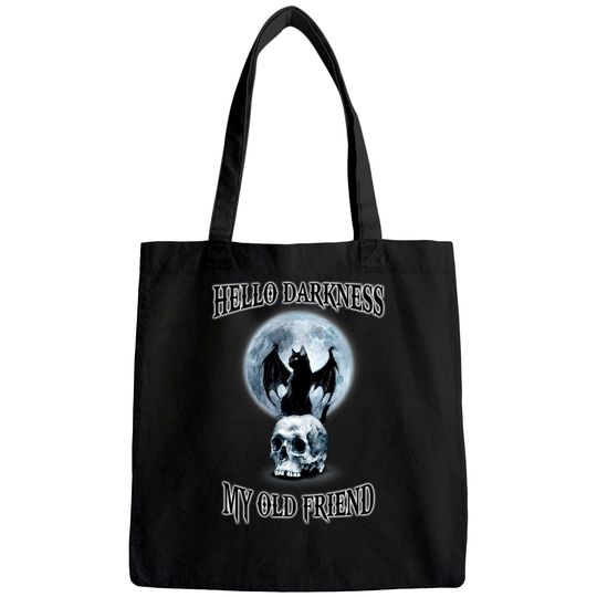 Discover Hello Darkness My Old Friend Tote Bag