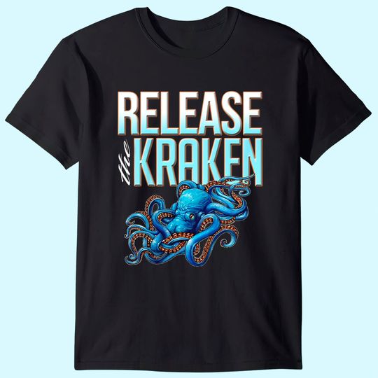 Discover Release the Kraken Great Octopus Monster T Shirt