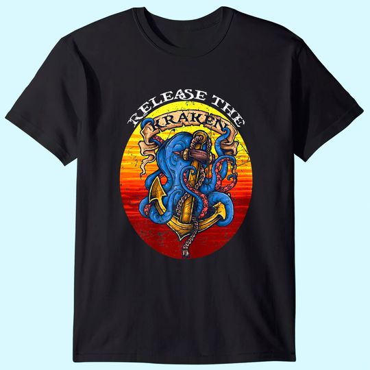 Discover Vintage Kraken T-Shirt - Release the Sea Monster