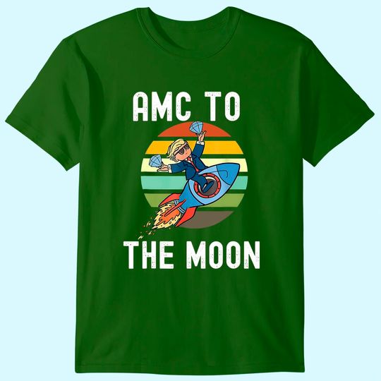 Discover Diamond Hands AMC,Wallstreetbets AMC Apes, AMC To The Moon T-Shirt
