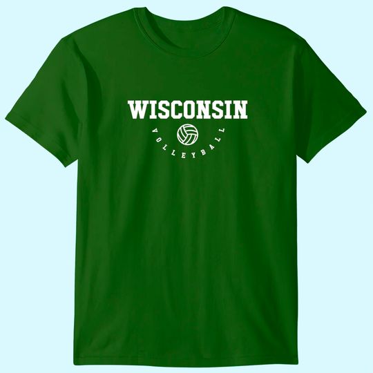 Discover Women's Wisconsin Volleyball Team T-Shirt