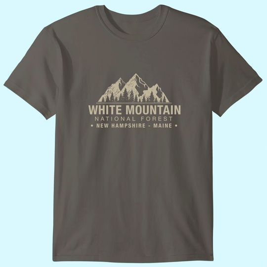 Discover White Mountain National Forest New Hampshire Maine T-Shirt