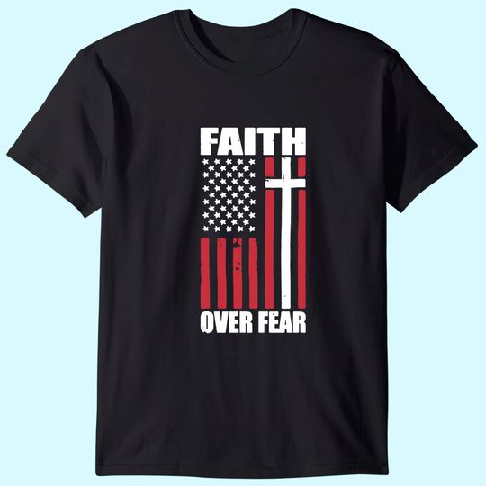 Discover Faith Over Fear Men's T Shirt