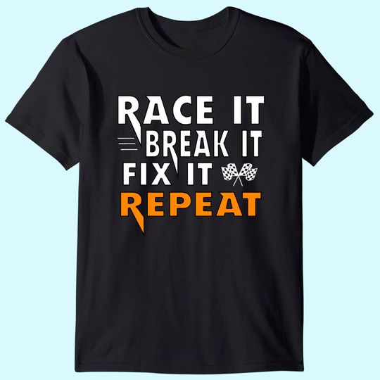 Discover Dirt Track Racing Race It Sprint Car Rally Race Gear T-Shirt