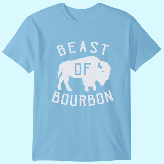 Discover Beast of Bourbon Drinking Whiskey design Bison Buffalo Party T-Shirt