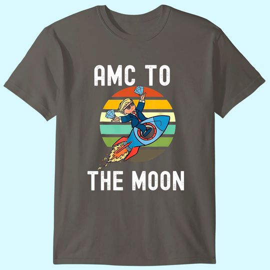 Discover Diamond Hands AMC,Wallstreetbets AMC Apes, AMC To The Moon T-Shirt