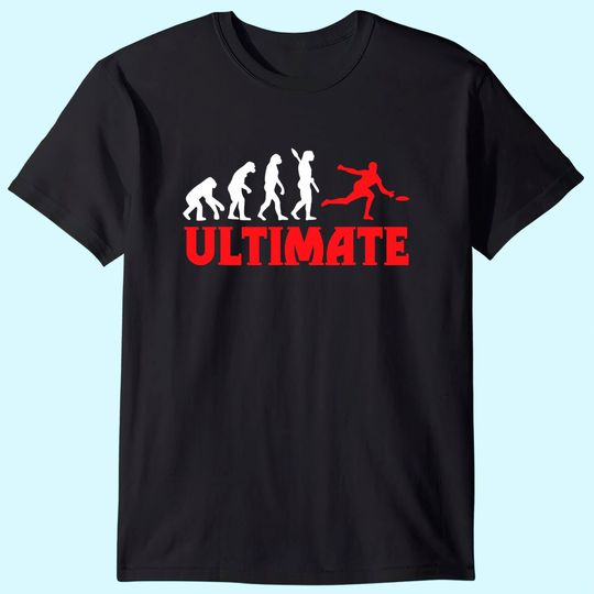 Discover Great Ultimate Frisbee Evolution Gift T-Shirt