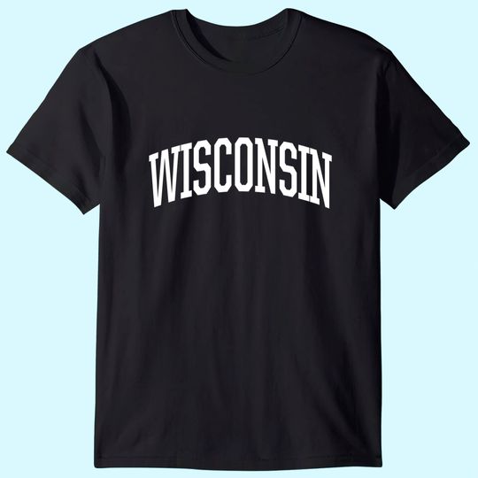Discover Wisconsin Wisconsin Sports College T Shirt