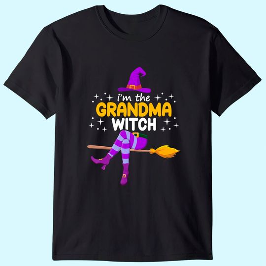 Discover Im The Grandma Witch Halloween Family Matching Group Costume T-Shirt