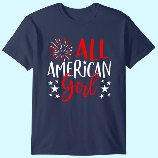 Discover Family Matching Shirts All-American Girl TShirt
