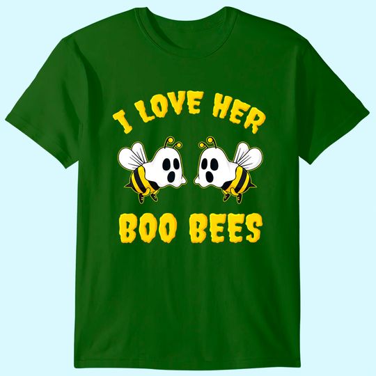 Discover I Love Her Boo Bees T-Shirt