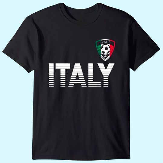 Discover Italy Soccer Jersey 2021 Italian Football Team Fan T-Shirt