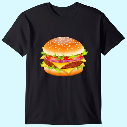 Discover Cheeseburger Hamburger Food Halloween Costume T-Shirt