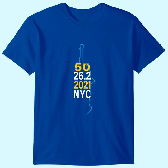 Discover New York 2021 Marathon 50th T-Shirt