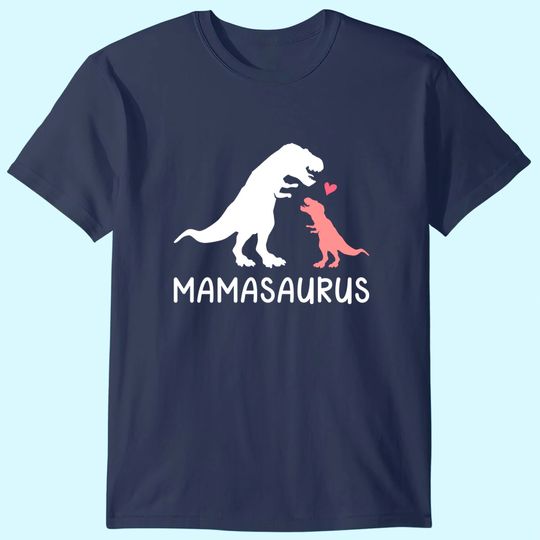 Discover Mamasaurus mom and baby dinosaur T-Shirt