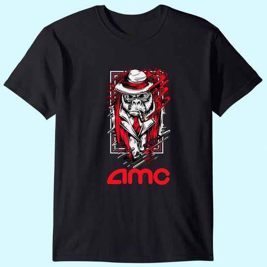 Discover A-M-C - To the moon Short Squeeze Apes T-Shirt T-Shirt