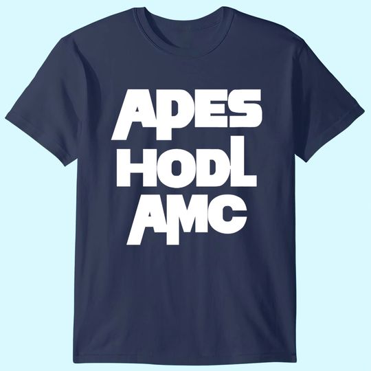 Discover Stock Hedgies GME AMC Stonk Aoe Diamond Hands Hodl Buy T-Shirt