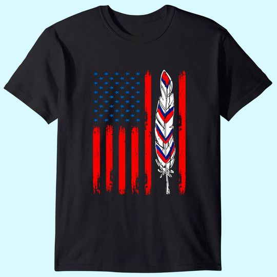 Discover American Flag Native Pride 4th of July USA Patriotic T Shirt