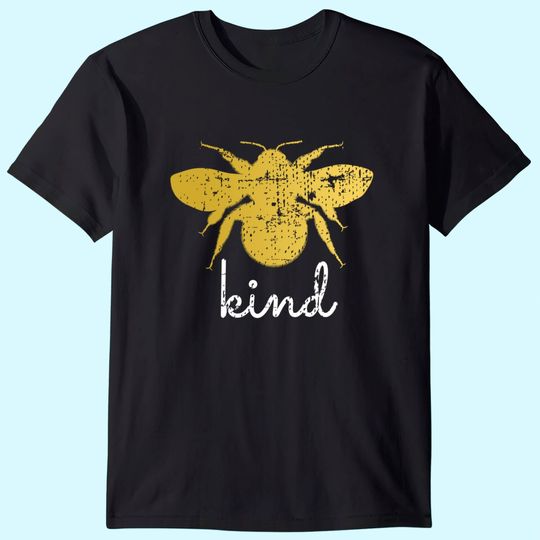 Discover Womens Vintage Be Kind - Bumblebee Bee Kind Kindness T Shirt