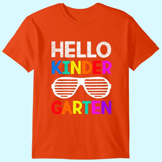 Discover Hello Kindergarten Back To School Teacher Student T Shirt