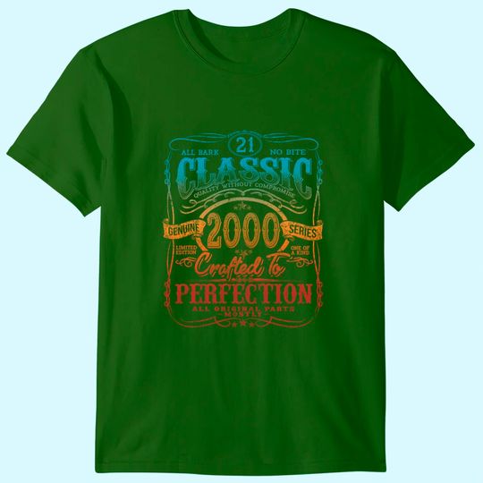 Discover Vintage 2000 Limited Edition Gift 21st Birthday T-Shirt