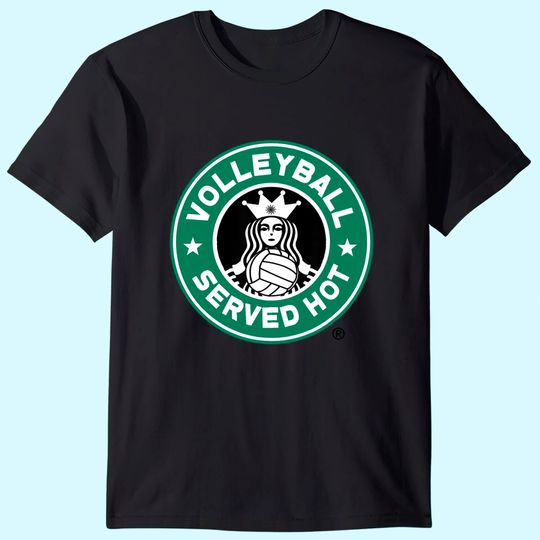 Discover Funny Volleyball Logo Design T Shirt