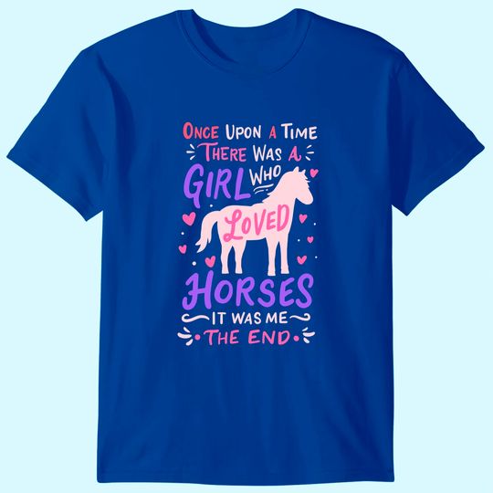 Discover Horse Girl Horses Show Jumping Equestrian Barrel Racing T-Shirt