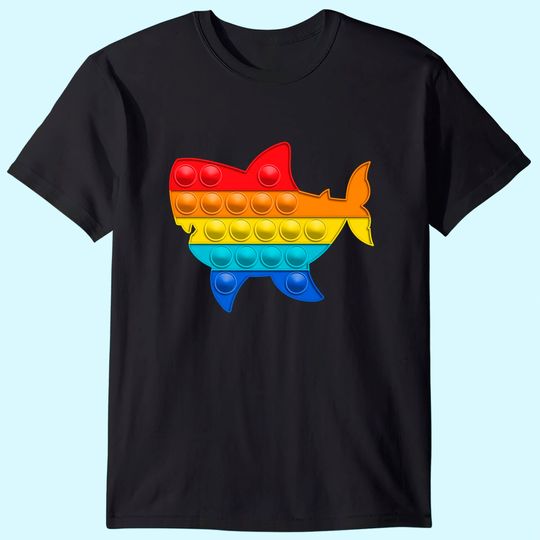 Discover Shark Lover Pop It Fidget Birthday Christmas T-Shirt