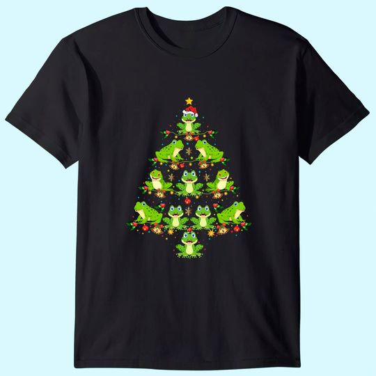 Discover Frog Christmas Tree Gift Christmas Frog T-Shirt