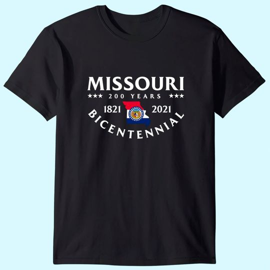 Discover Missouri Bicentennial T Shirt