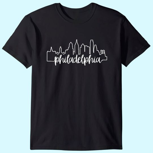 Discover Philadelphia City Skyline Philly Love Gift T-Shirt
