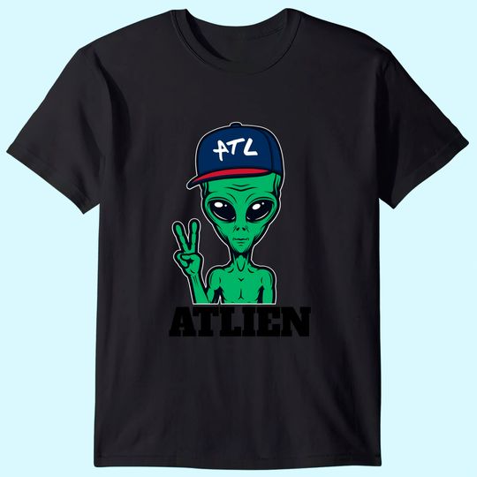 Discover Atlanta Atlien ATL Gift T-Shirt