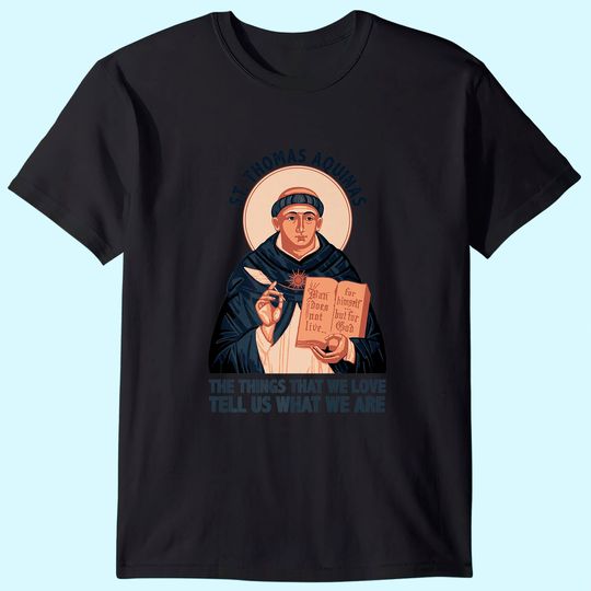 Discover St Thomas Aquinas Catholic T-shirts