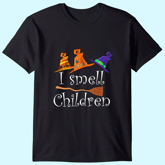 Discover I Smell Children | Funny Witches Halloween Party Costume T-Shirt