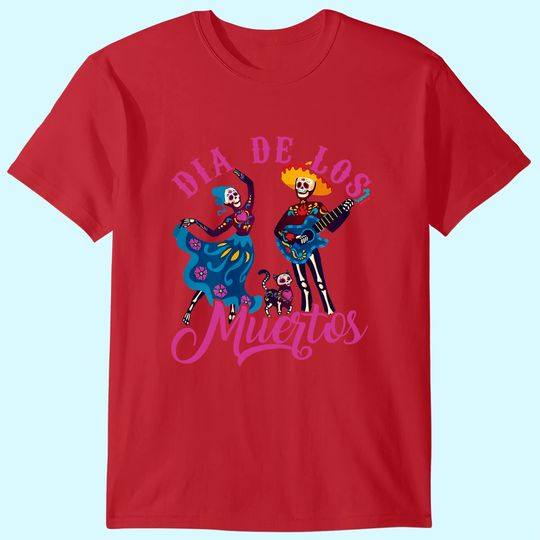 Discover Muertos Dia De Los Day Of The Dead Skeleton Dancing T-Shirt