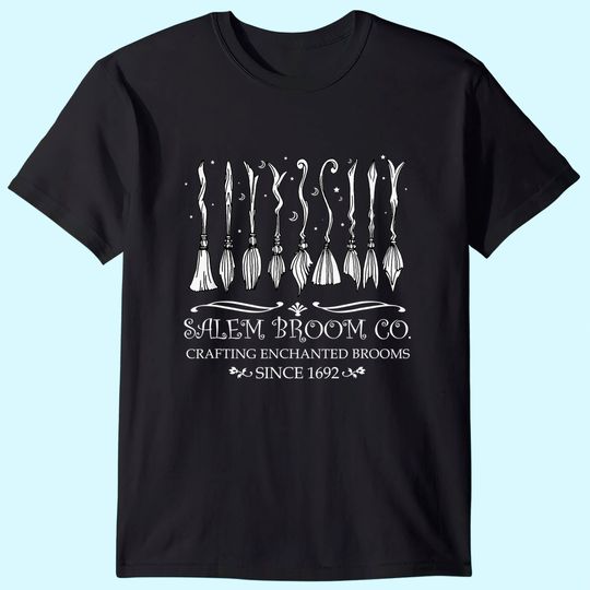 Discover Salem Broom Company for a Halloween Fan T-Shirt