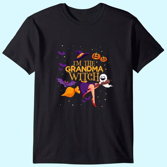 Discover I'm the Grandma Witch Halloween Pumpkin Group T-Shirt