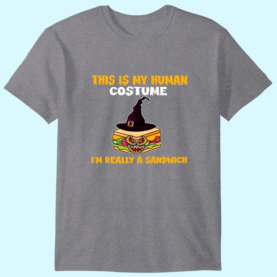Discover Spooky Sandwich Halloween Costume T-Shirt