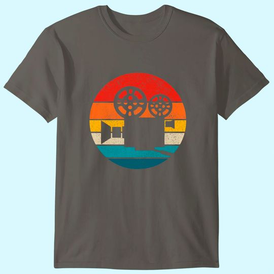 Discover Camera Vintage Movie Director Chair Film Making T Shirt
