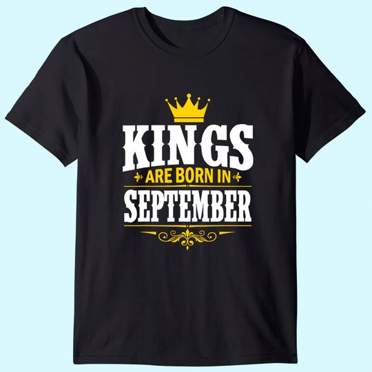 Discover Kings are Born on September T-Shirt