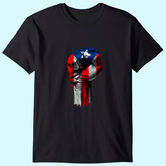 Discover Puerto Rico Fist T Shirt