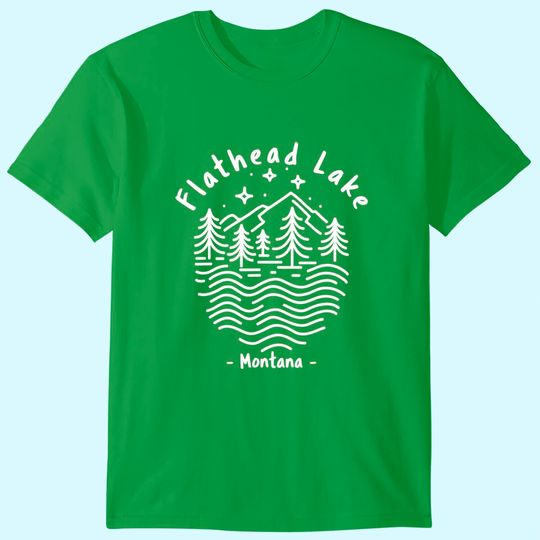 Discover Flathead Lake Montana T-Shirt