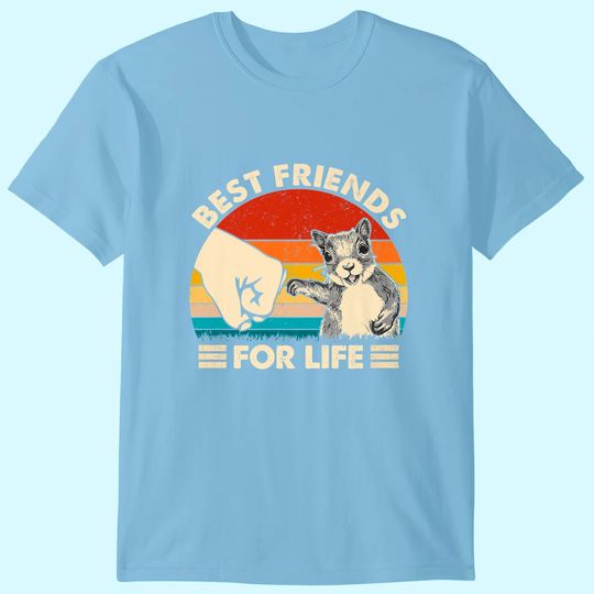 Discover Squirrel Best Friend For Life Fist Bump T-Shirt