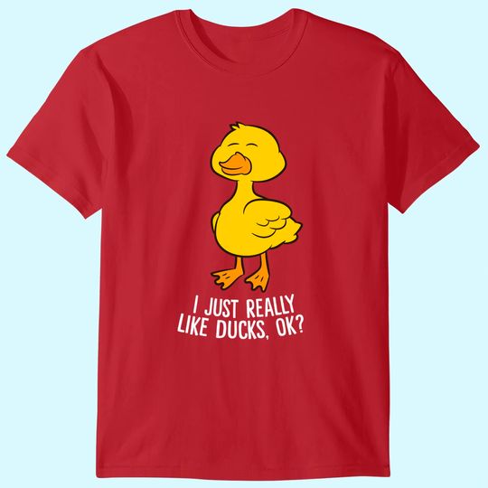 Discover I Just Really Like Ducks Rubber Lover T-Shirt